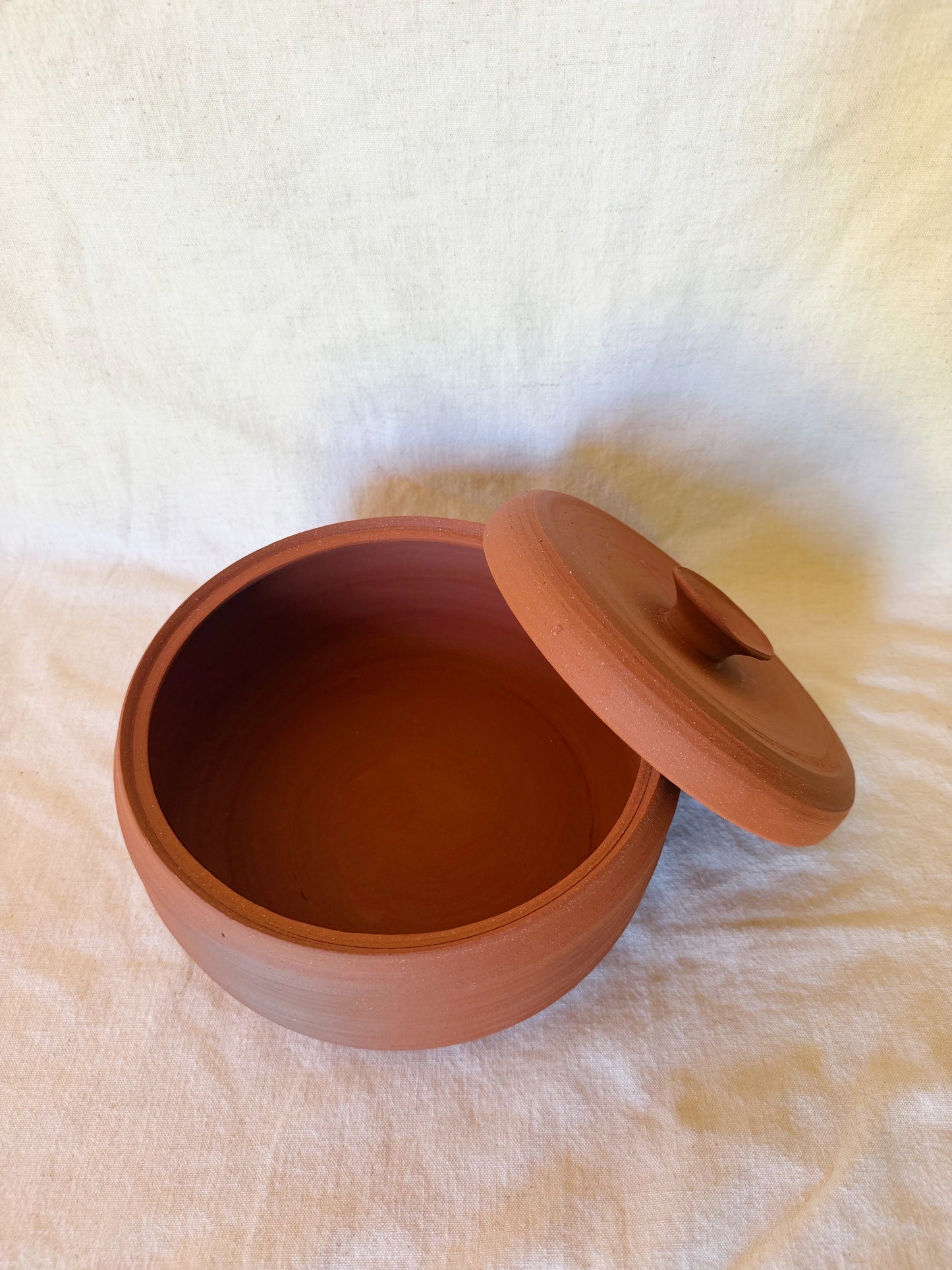 **ON HOLD DO NOT PURCHASE** Tortillero Tortilla Warmer domed red clay