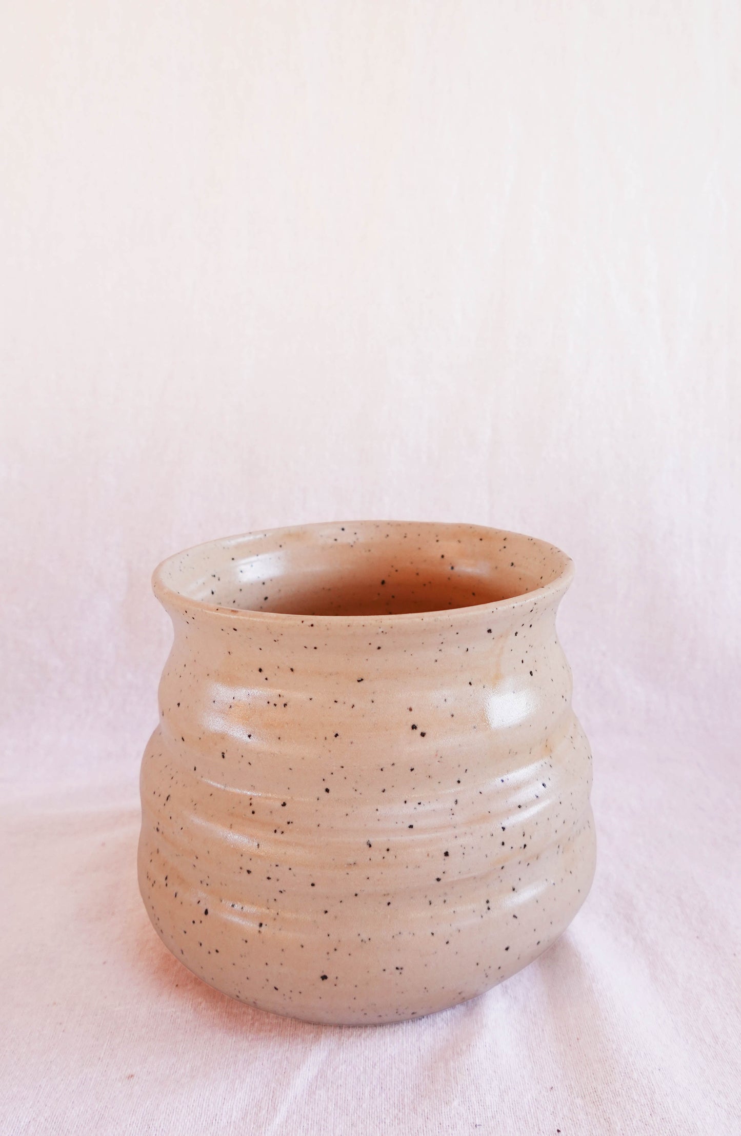 Apricot Bubbly Vase