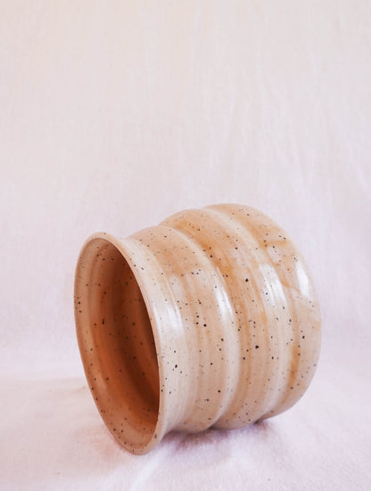 Apricot Bubbly Vase