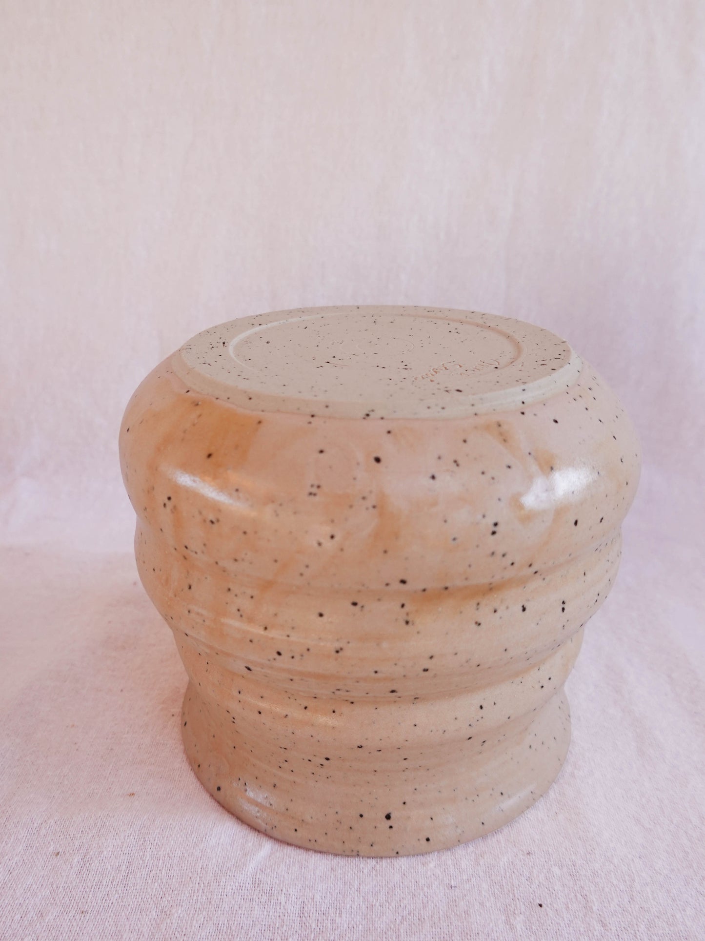 Apricot Bubbly Vase