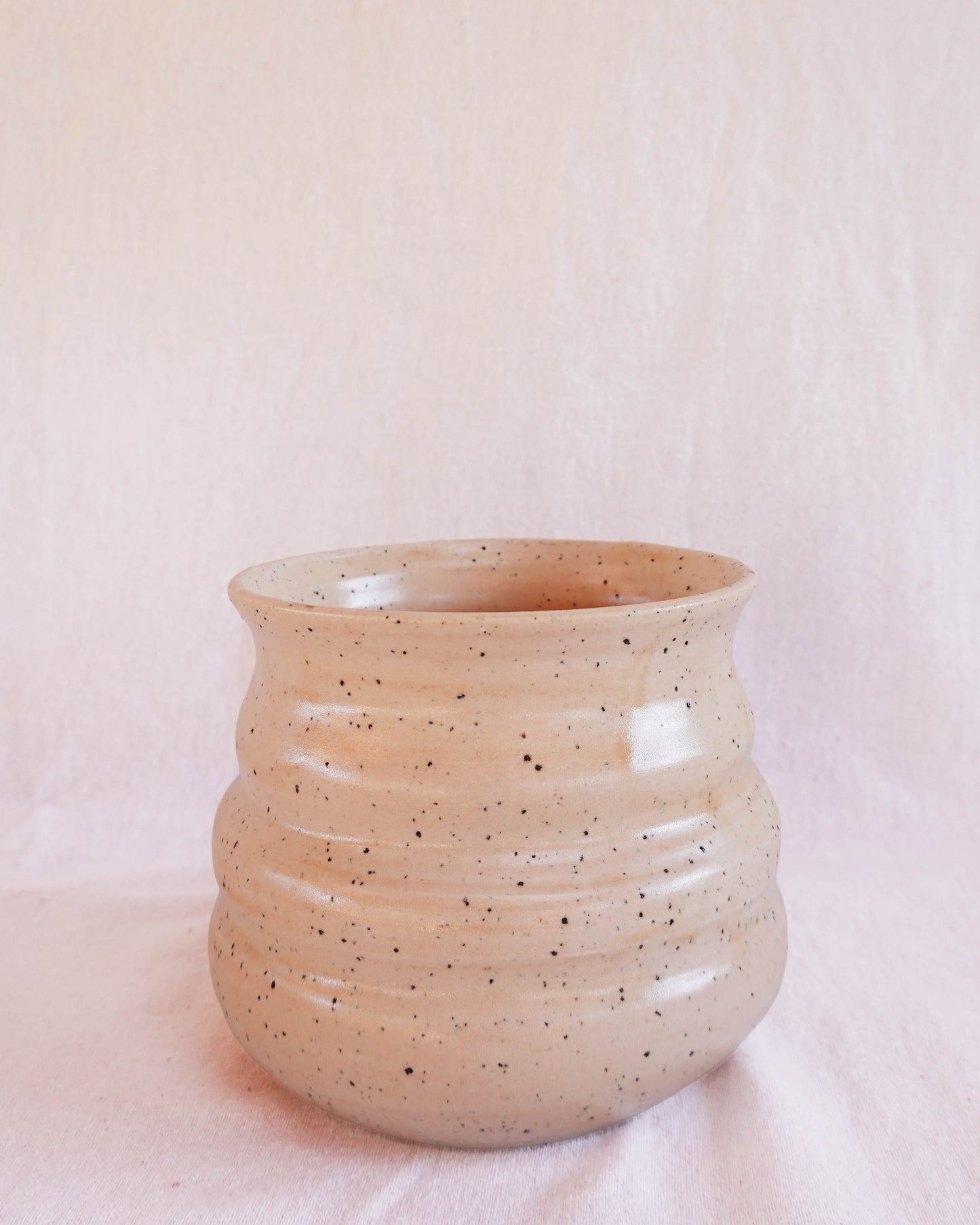 Apricot Bubbly Vase