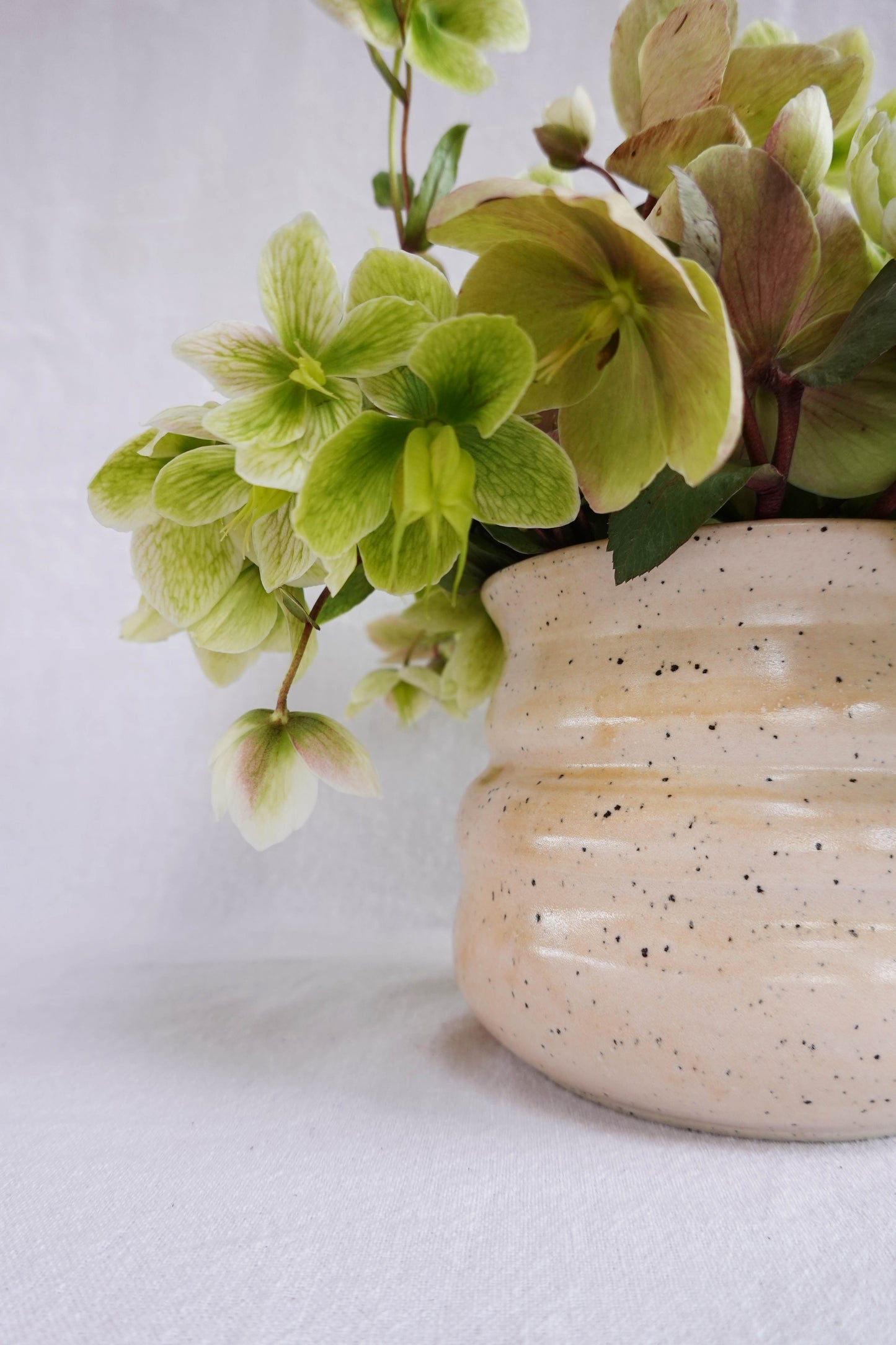 Apricot Bubbly Vase
