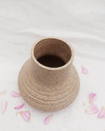 Carved Drippy Glaze Vase
