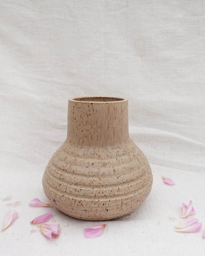 Carved Drippy Glaze Vase