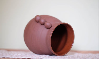 Curvy Red Vase