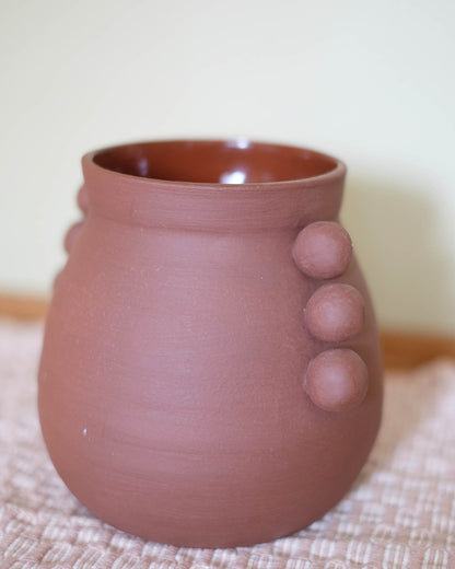Curvy Red Vase