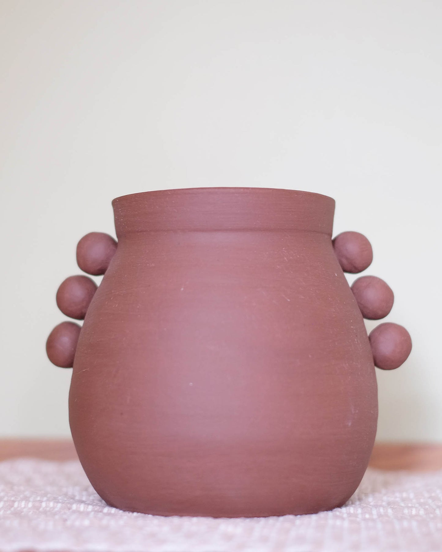 Curvy Red Vase