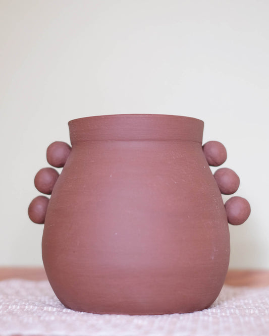 Curvy Red Vase