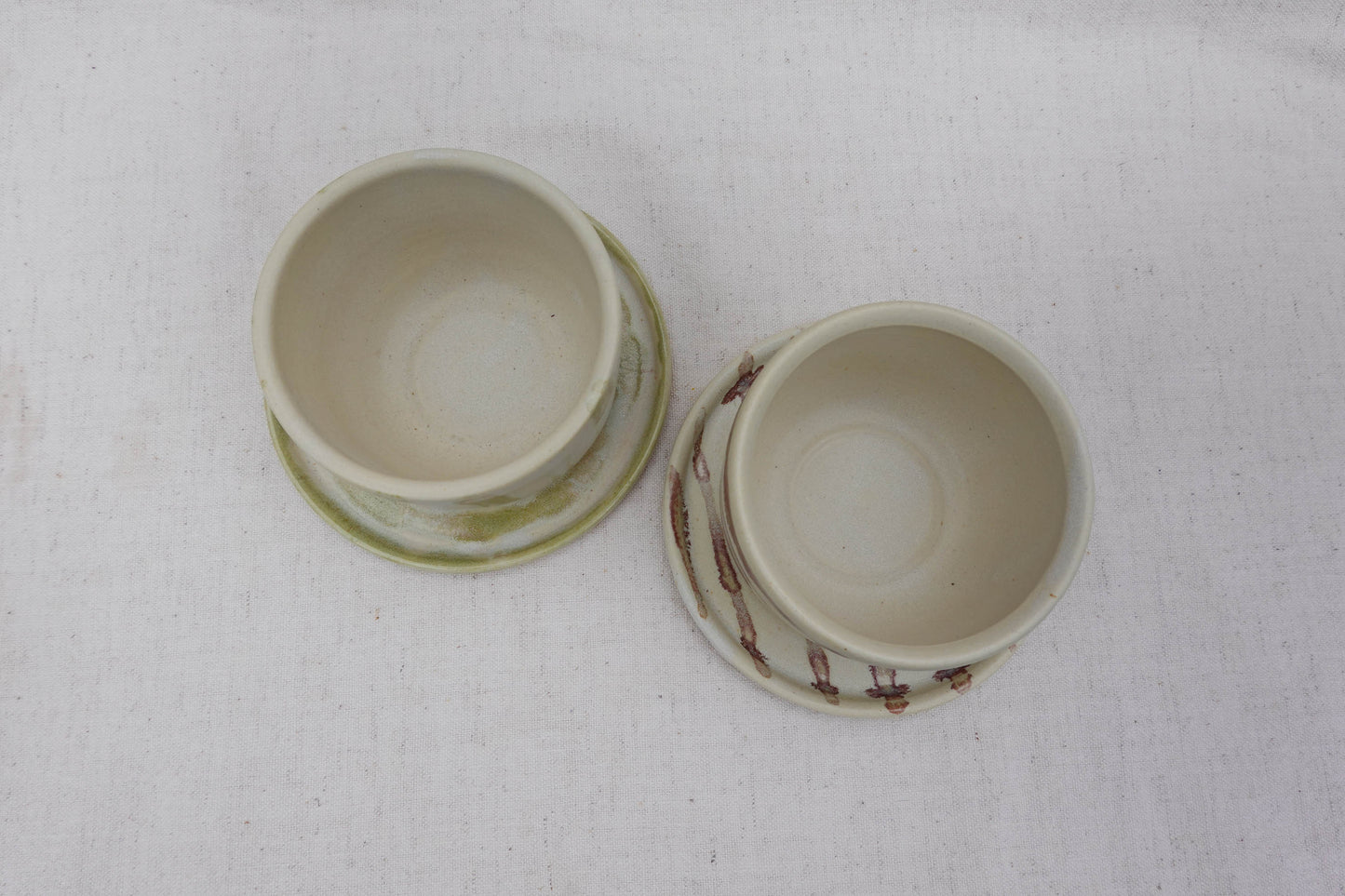 Stripes Cup and Saucer Sets (4 Pieces)
