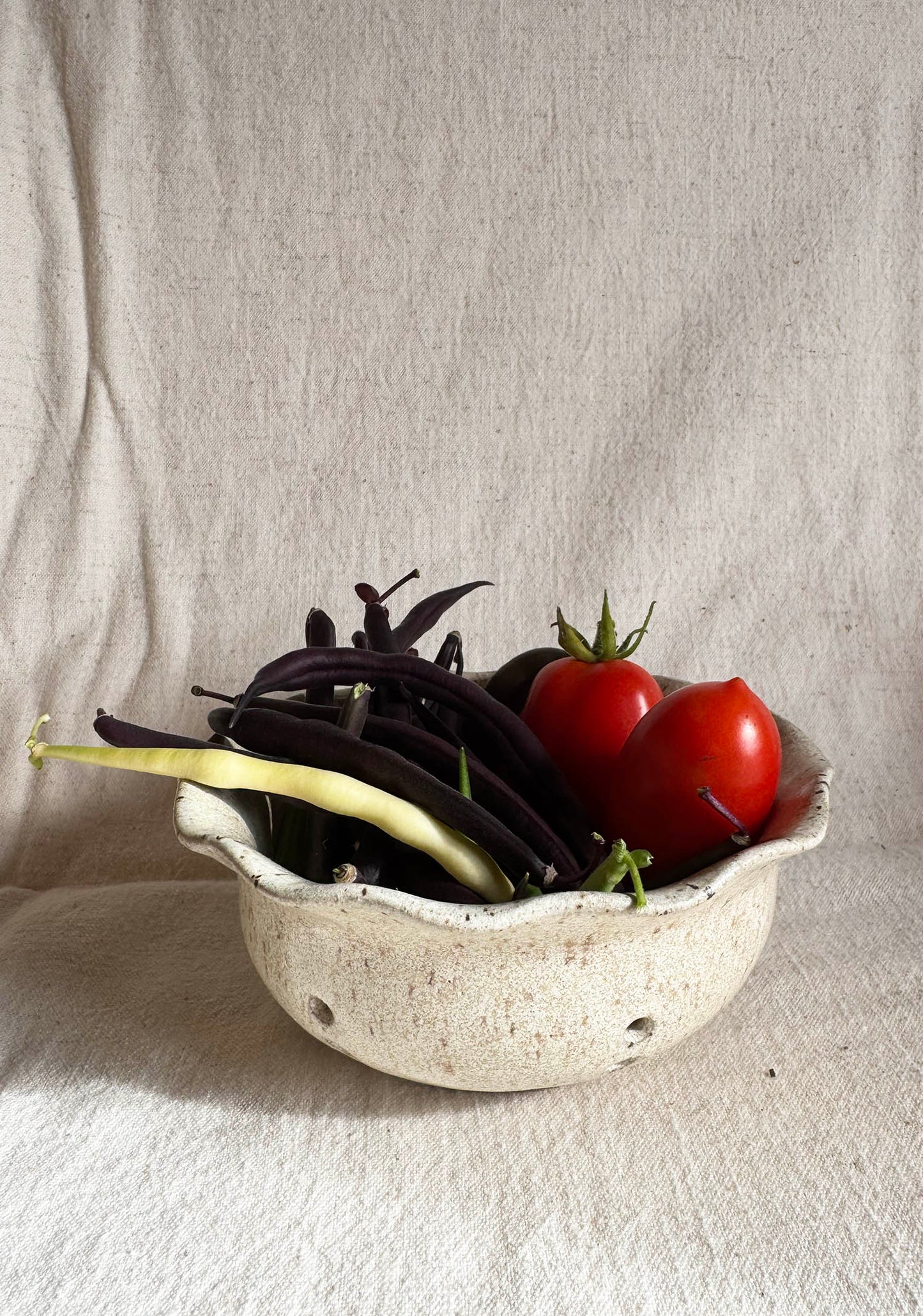 ruffled harvest bowl